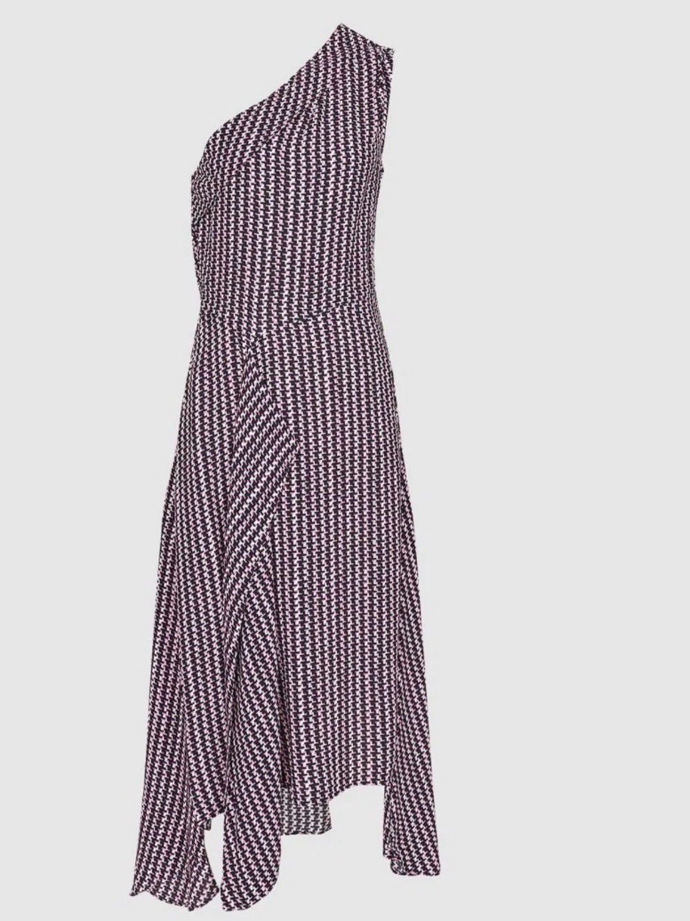 Reiss Nia Asymmetric Midi Dress